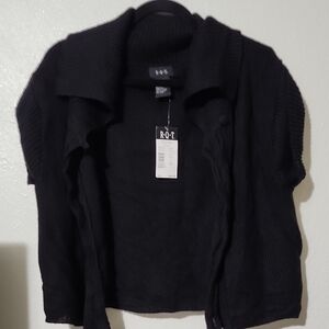 R.Q.T Black Women's Cardigan Sweater